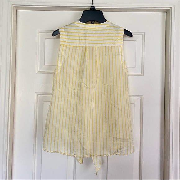 Anthropologie Maeve striped tie bottom blouse - Picture 2 of 3